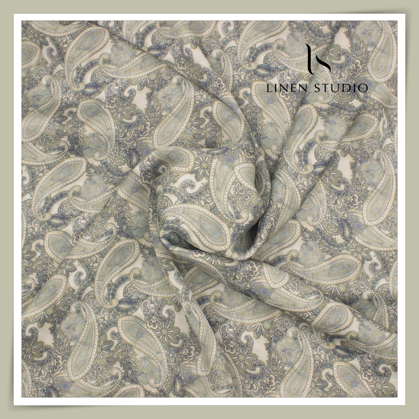 Silk & Giza Cotton Printed Premium Wrinkle Free Shirting by D&J Italy - Keri (NEW)