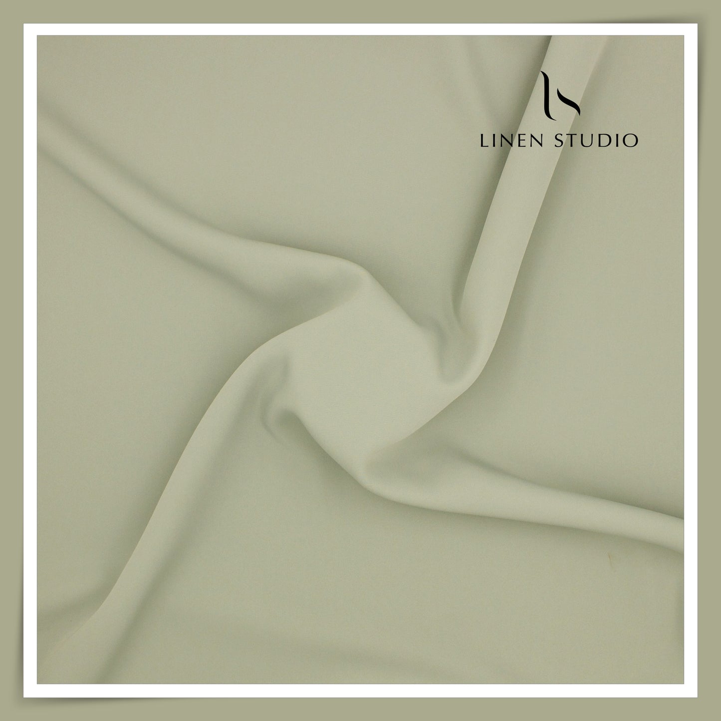 Premium Heavy Lachka Wrinkle Free Suiting by Don & Julio - Sage Green (NEW)