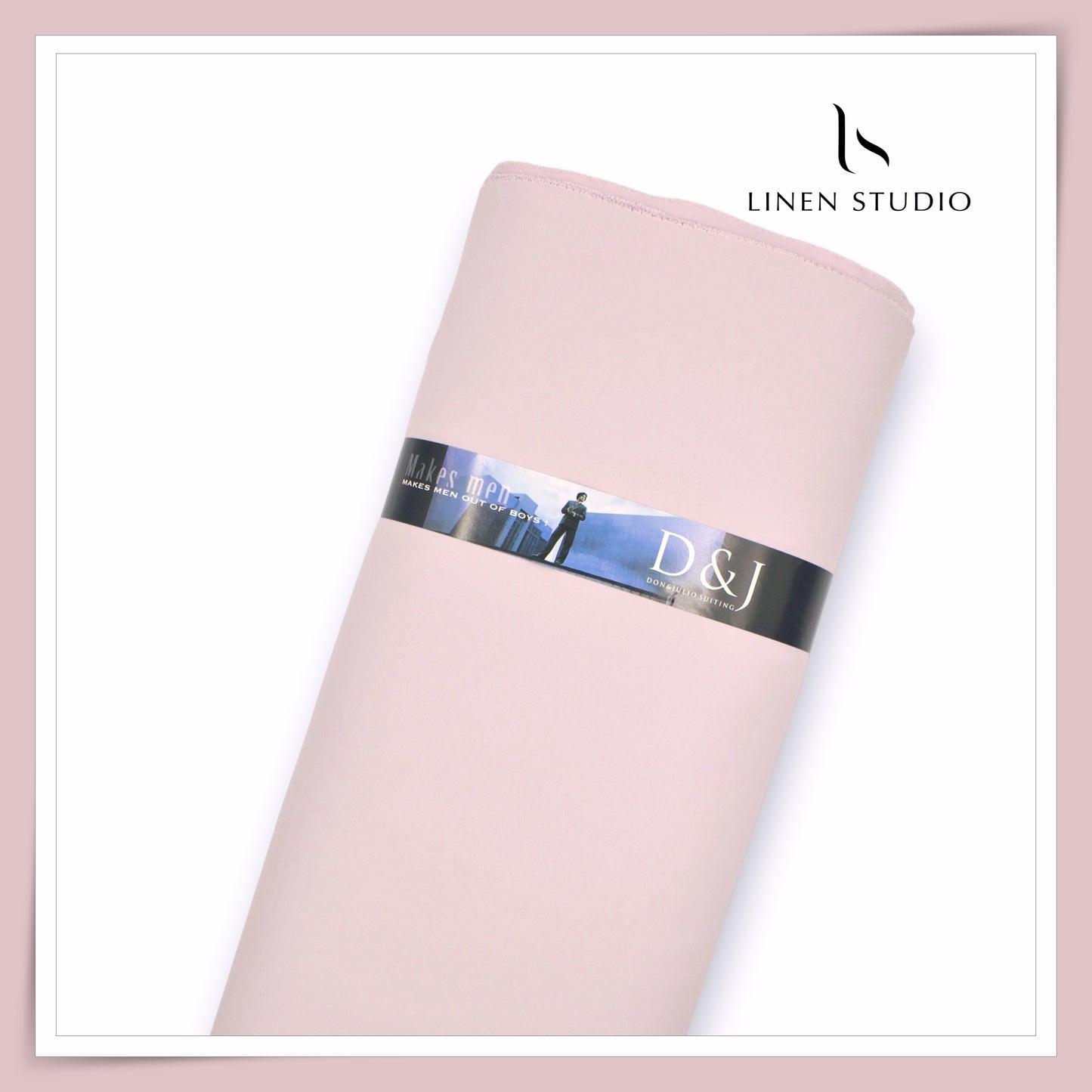 Premium Heavy Lachka Wrinkle Free Suiting by Don & Julio - Oyster Pink (NEW)