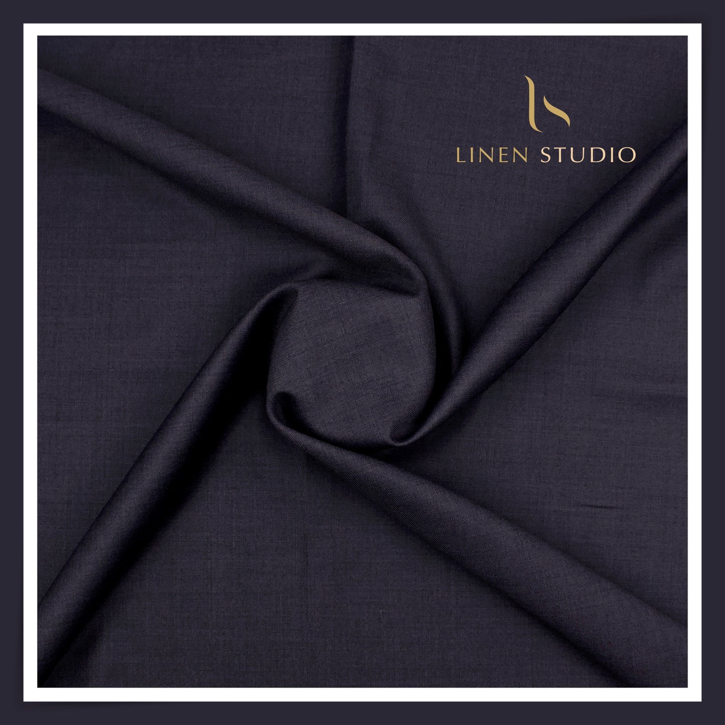 120's Australian Merino Wool Suiting by D&J - Rustic Blue (NEW) (Italian Designer Collection)