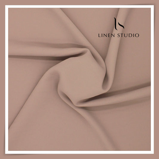 Wrinkle Free Lightweight Lachka Shirting by Don & Julio - Pale Taupe (NEW)