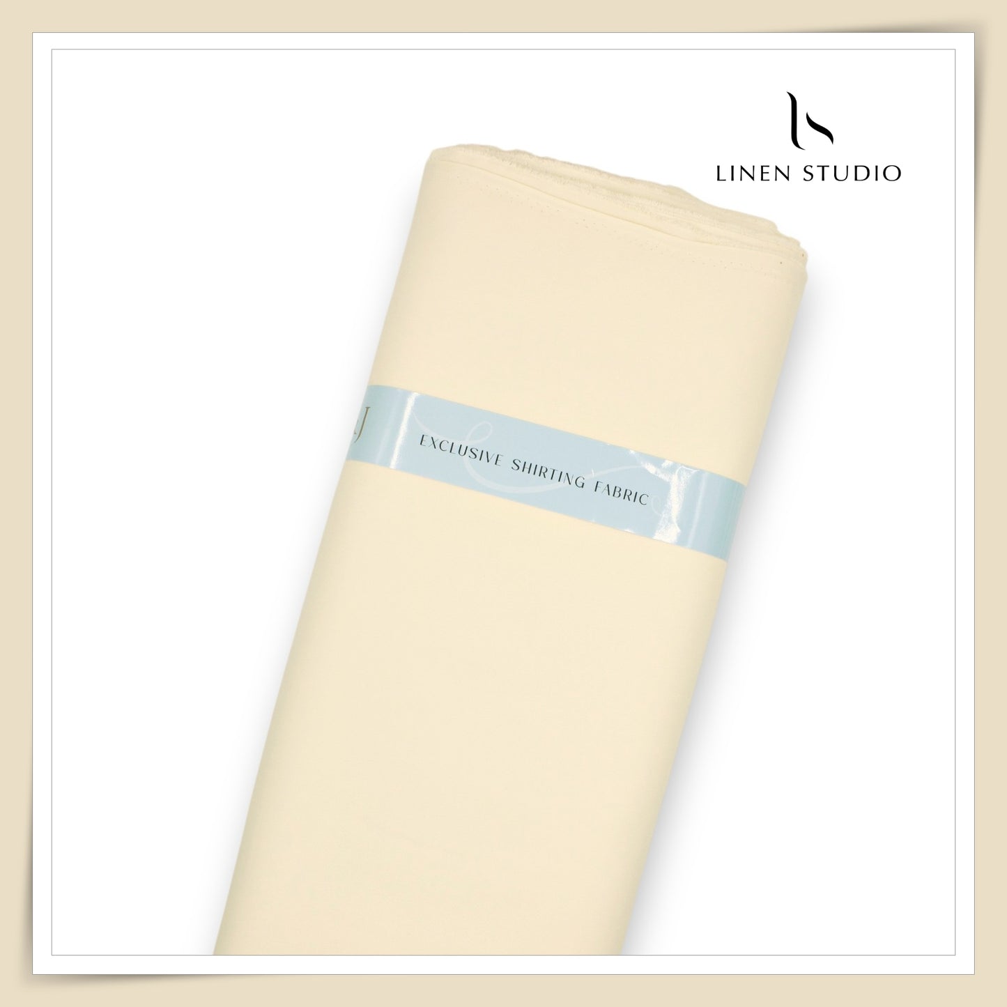 Wrinkle Free Lightweight Lachka Shirting by Don & Julio - Pale Yellow (NEW)