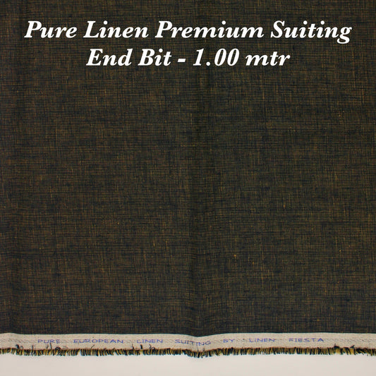 1.00 Mtr Pure Linen Suiting - END BIT (35%)