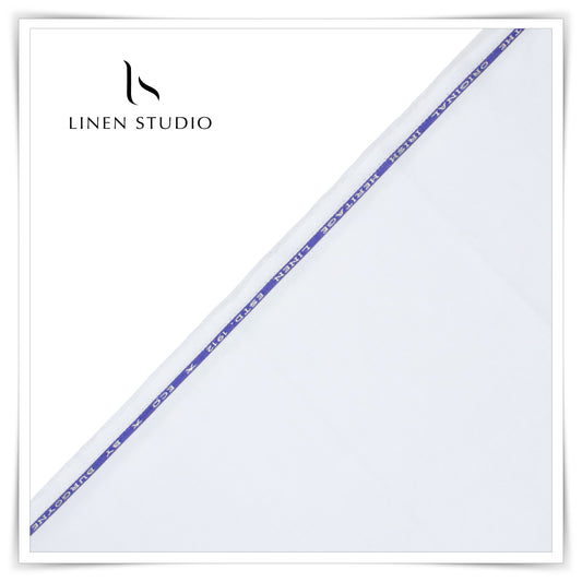Burgoyne Linen Cotton - Eco White (40% CRAZY SALE)