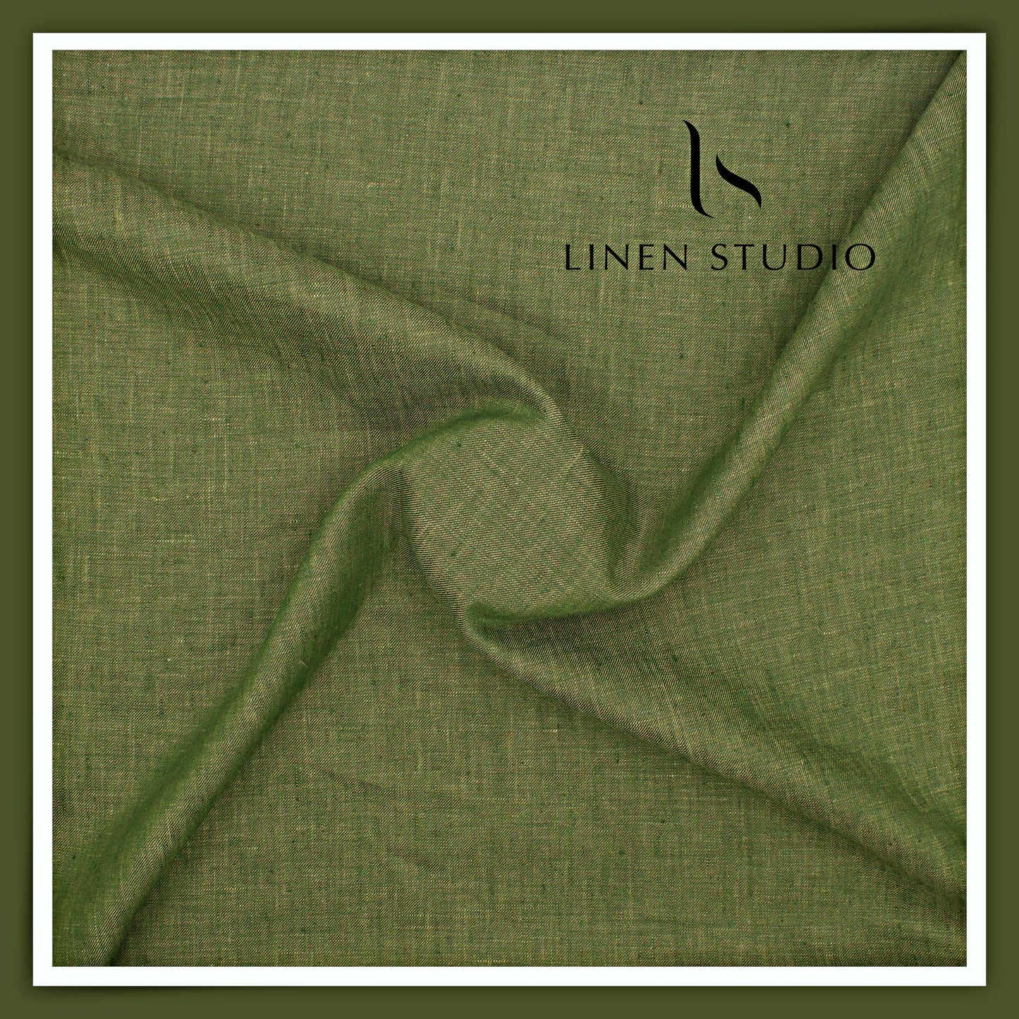 Linen Club Pure Linen Dual Fabric W/O SEL -  Matcha Green (30% SALE) (NEW) (Perfect for Cord Sets)