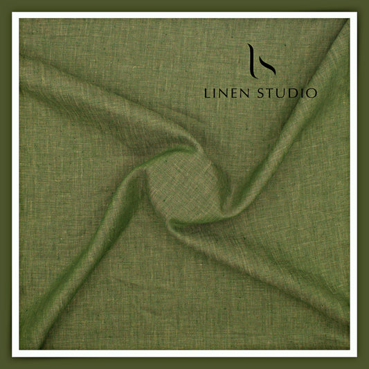 Linen Club Pure Linen Dual Fabric W/O SEL -  Matcha Green (30% SALE) (NEW) (Perfect for Cord Sets)