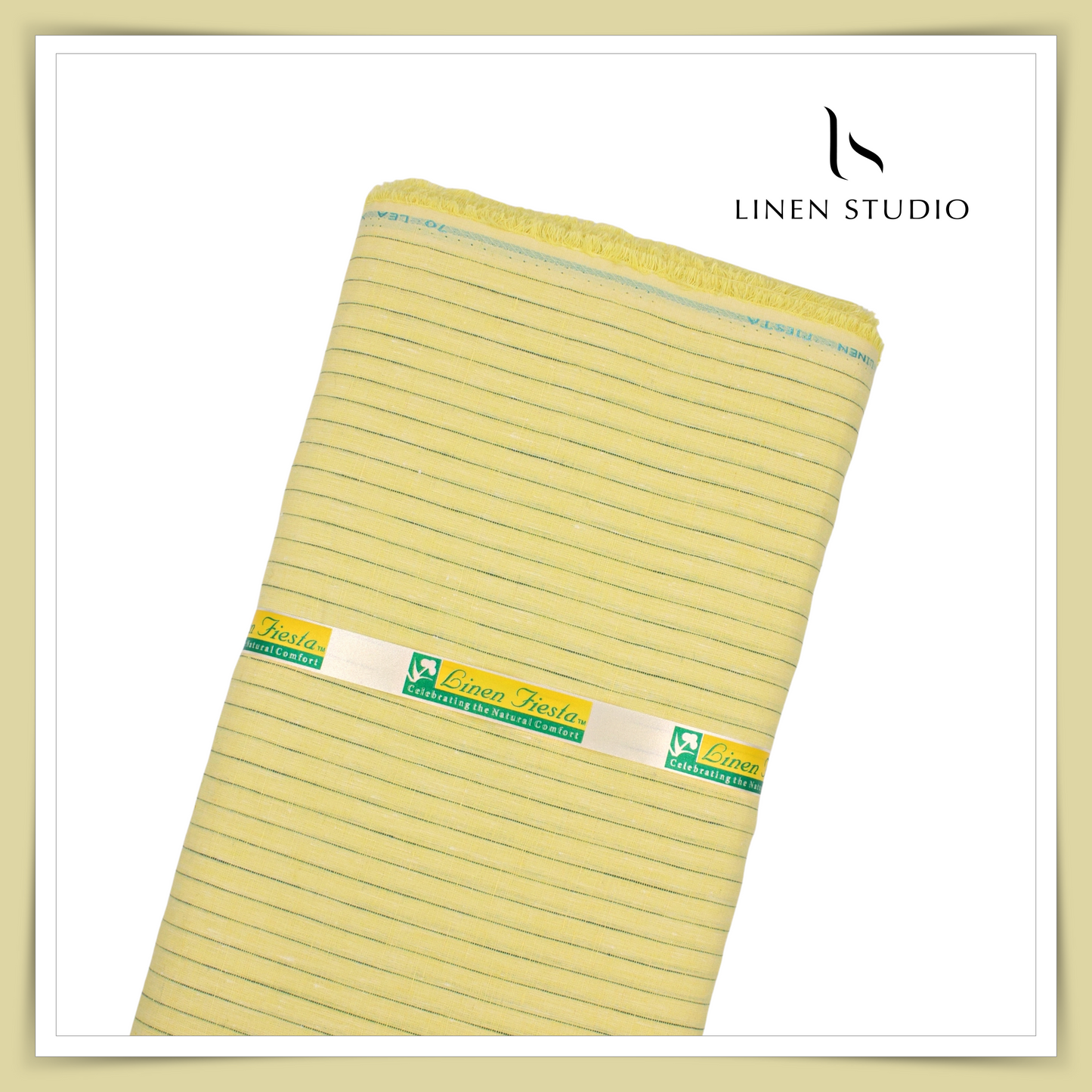 Fuji 1758/101 - 70 Lea Pure Linen Stripes - Linen Studio