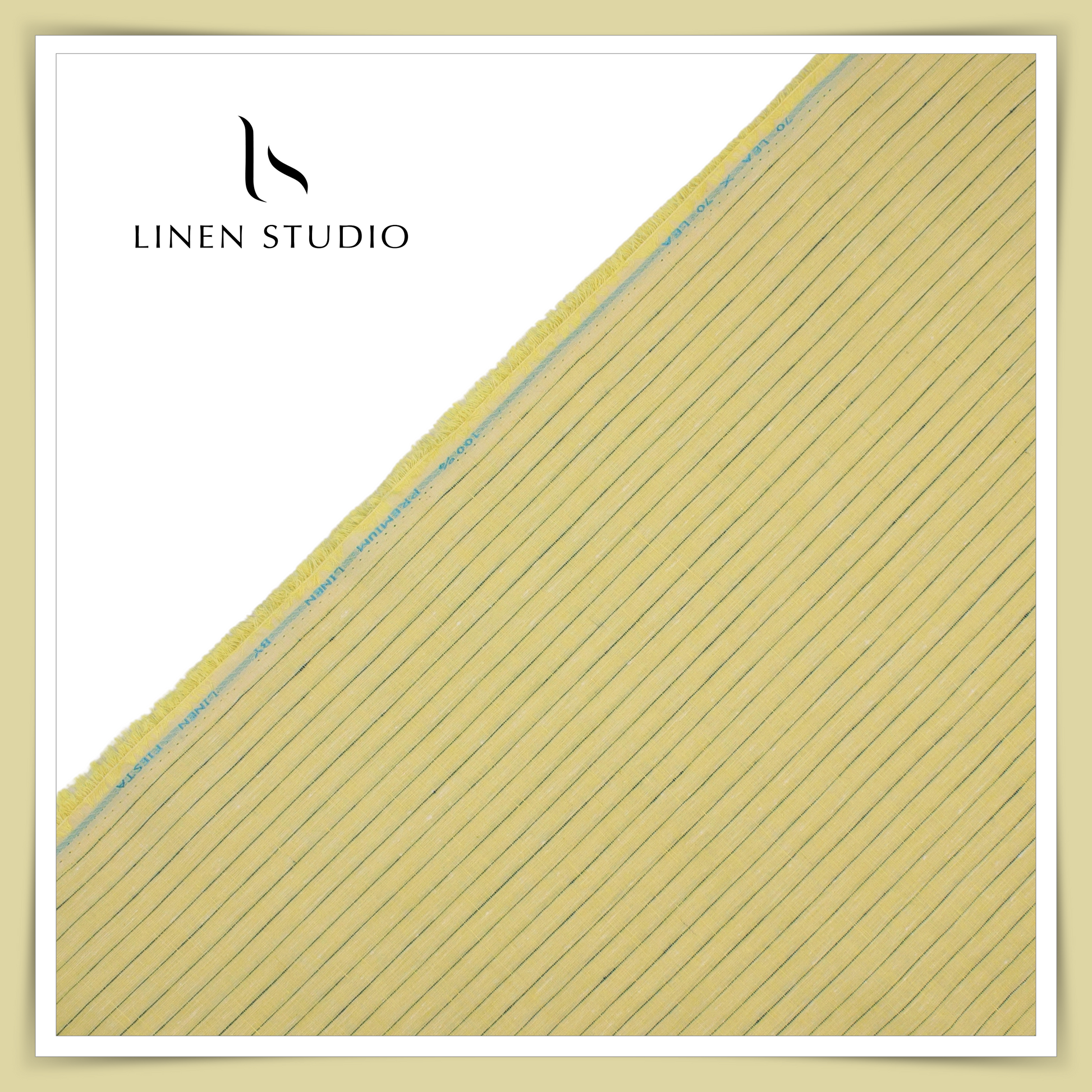 Fuji 1758/101 - 70 Lea Pure Linen Stripes - Linen Studio