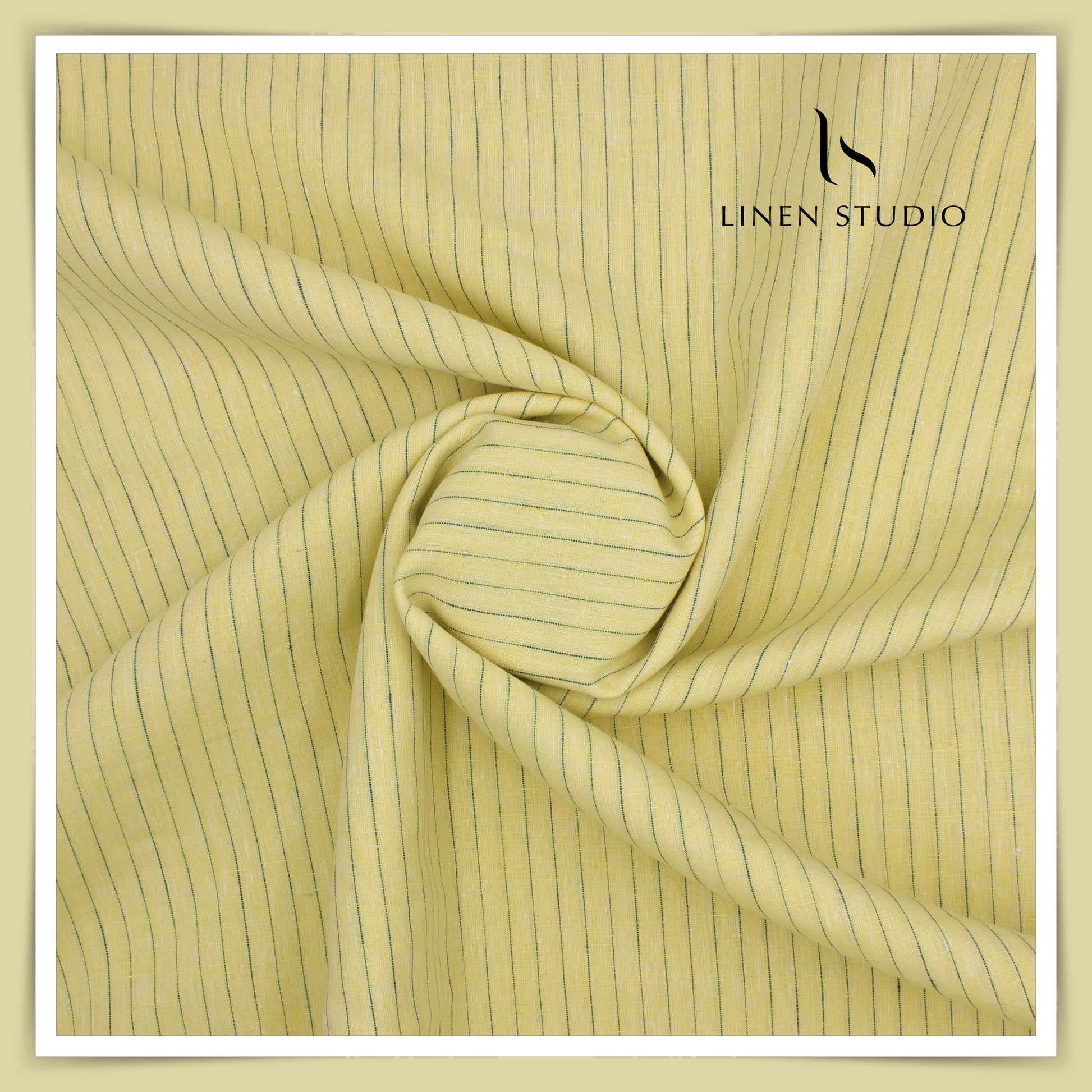 Fuji 1758/101 - 70 Lea Pure Linen Stripes - Linen Studio