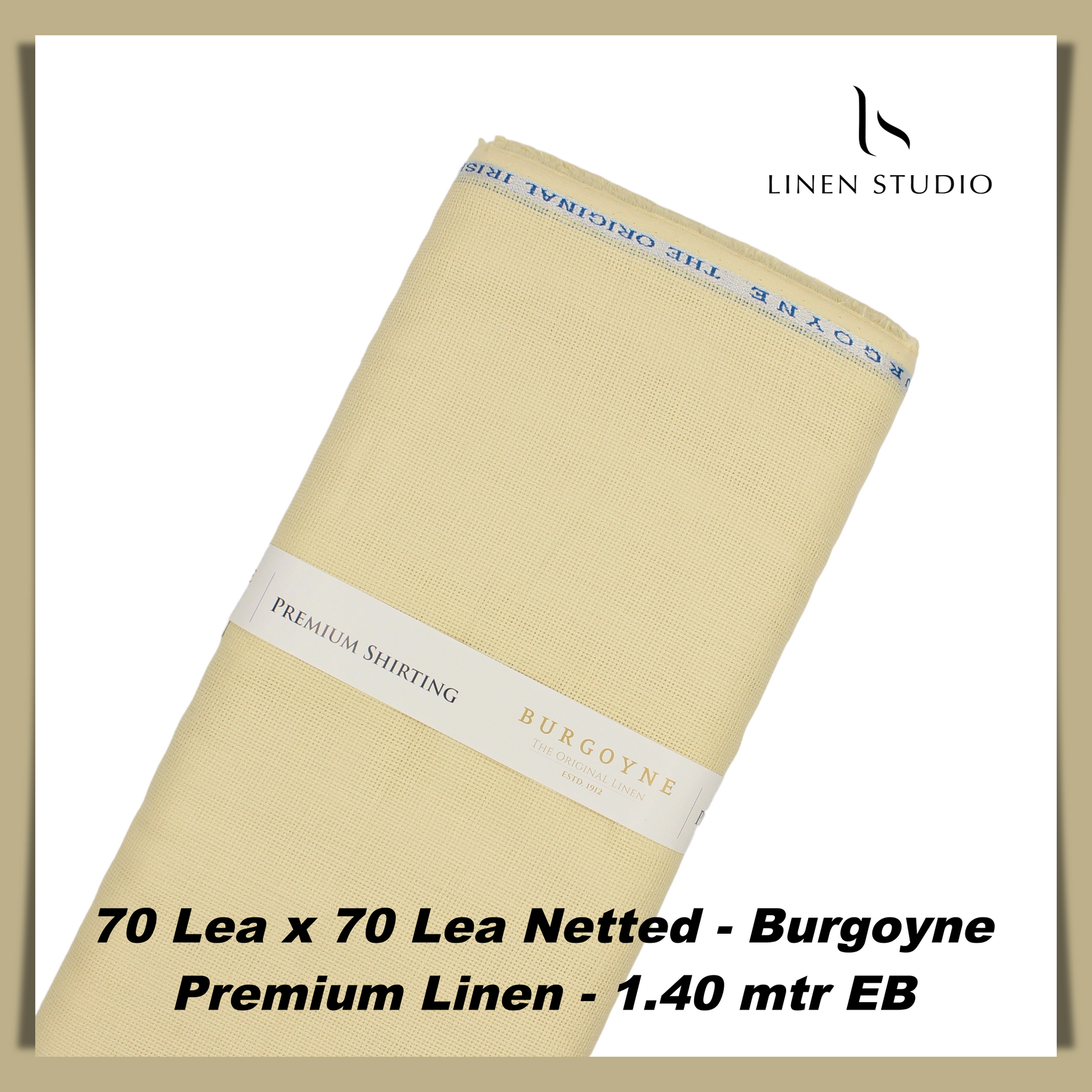 1.40 mtr Pure Linen Shirting - END BIT (20%) - Linen Studio