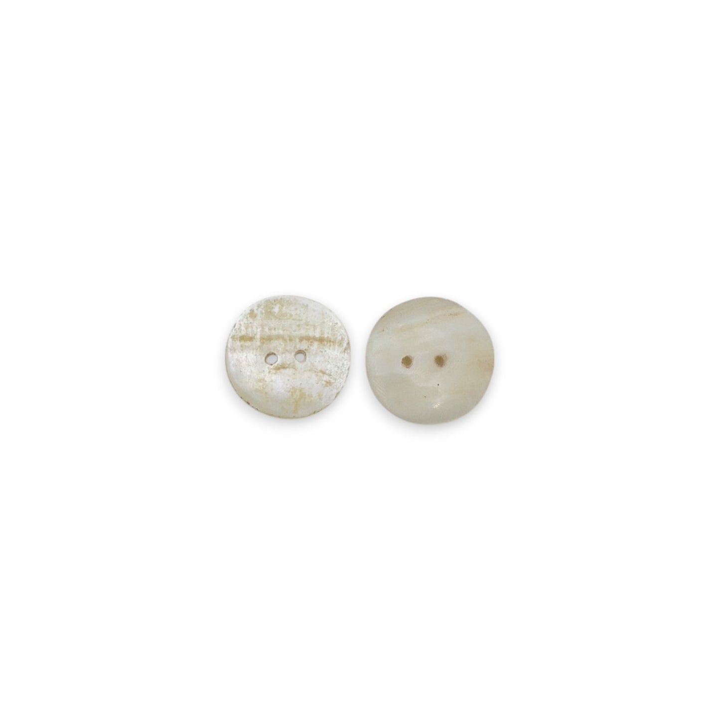 Round Rimless 2 Hole Mother Of Pearl Fancy Shirt Buttons in Big Size 22.9MM