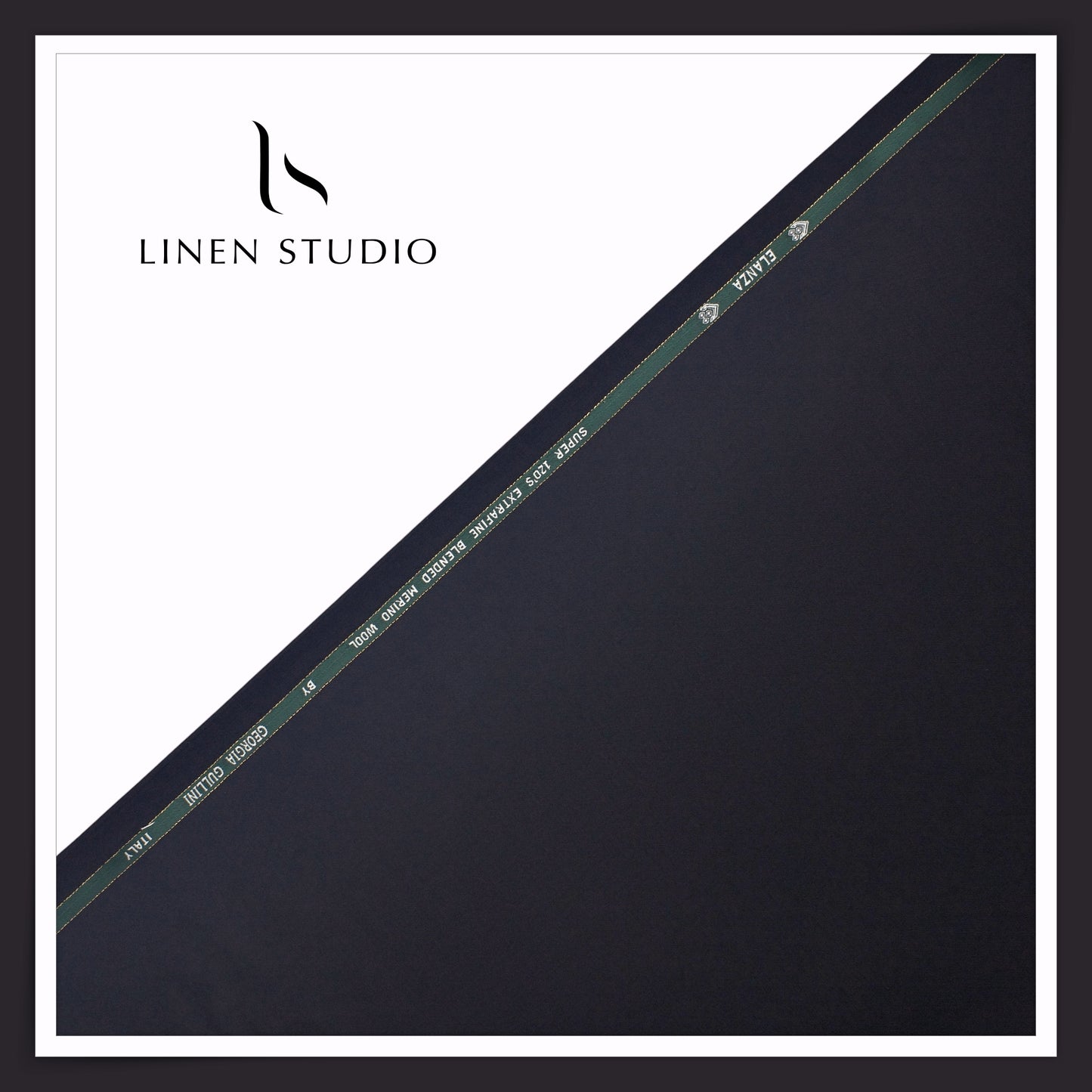 Super 120's Blended Merino Wool Suiting by Georgia Gullini Italy - Baltic Grey (NEW)