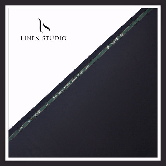 Super 120's Blended Merino Wool Suiting by Georgia Gullini Italy - Baltic Grey (NEW)