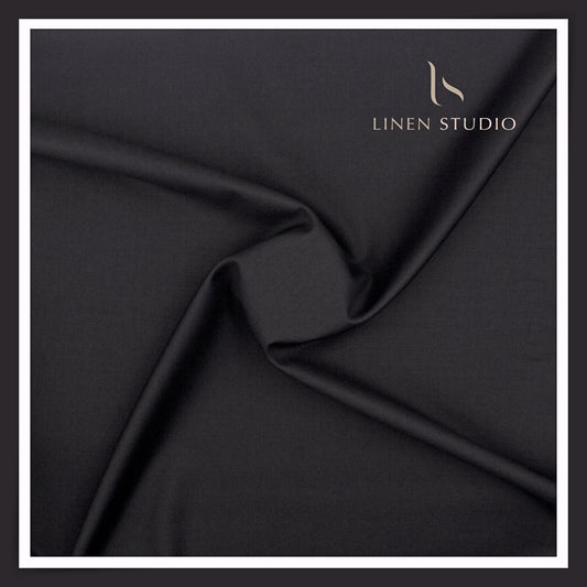 Super 120's Blended Merino Wool Suiting by Georgia Gullini Italy - Baltic Grey (NEW)