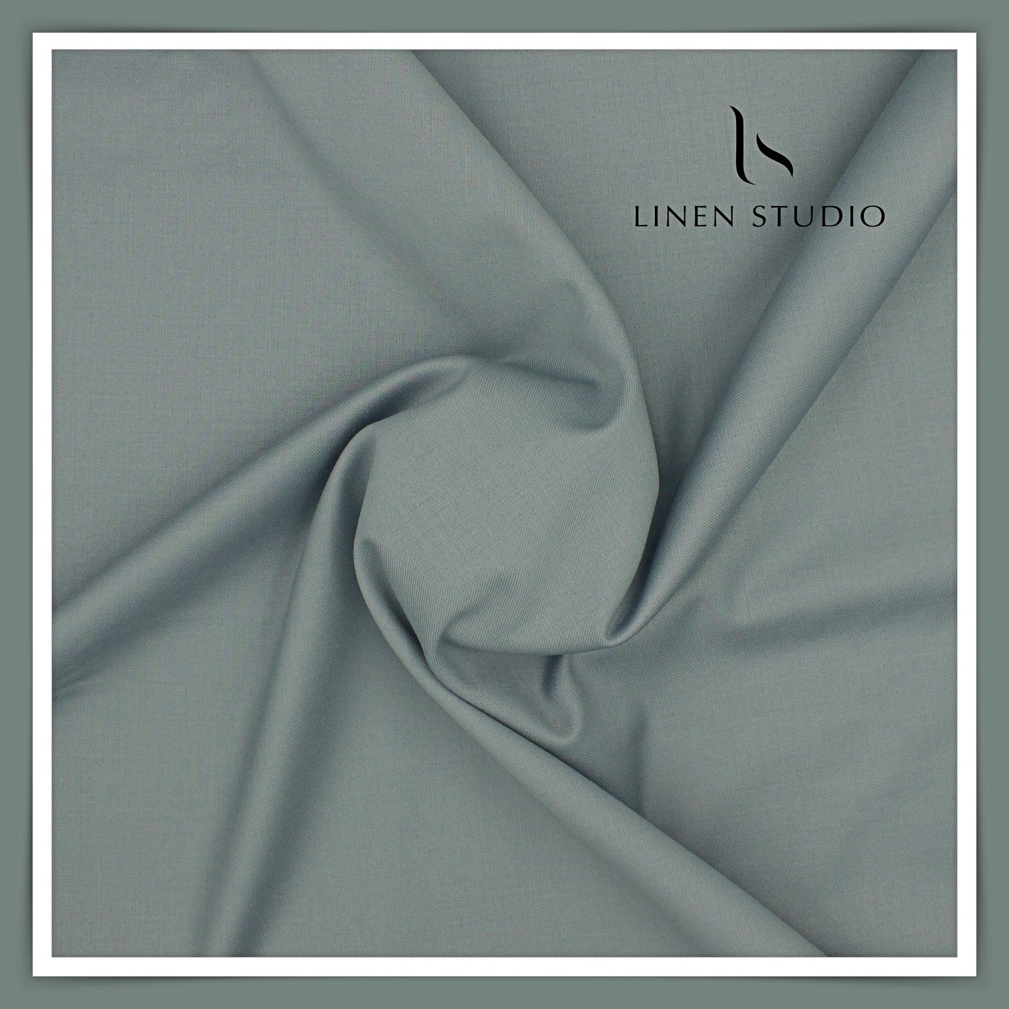 100% Wrinkle Free PV Suiting by Georgia Gullini Italy - Blueish Grey