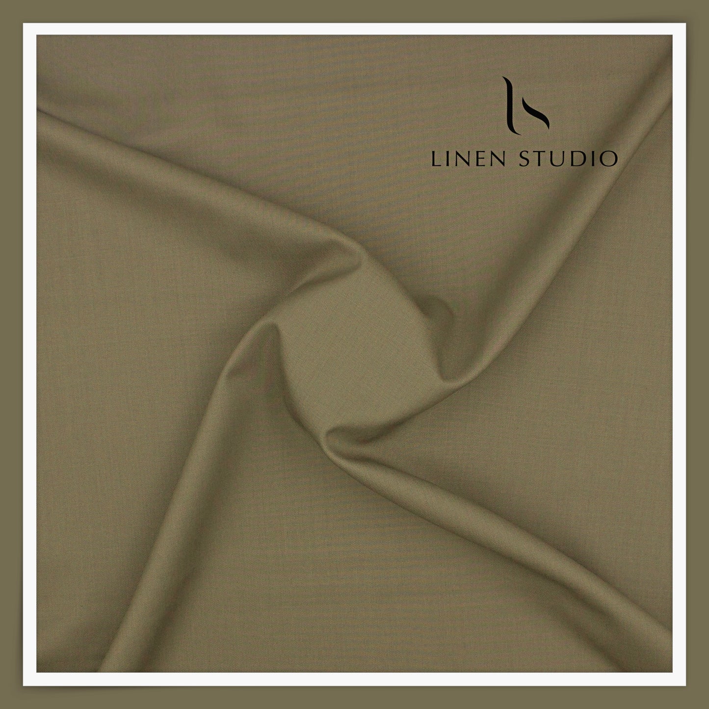 100% Wrinkle Free PW Suiting by Georgia Gullini Italy - Dull Brown (NEW)