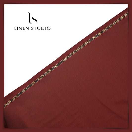 Wrinkle Free TR by Georgia Gullini Italy - Scarlet Red - Linen Studio