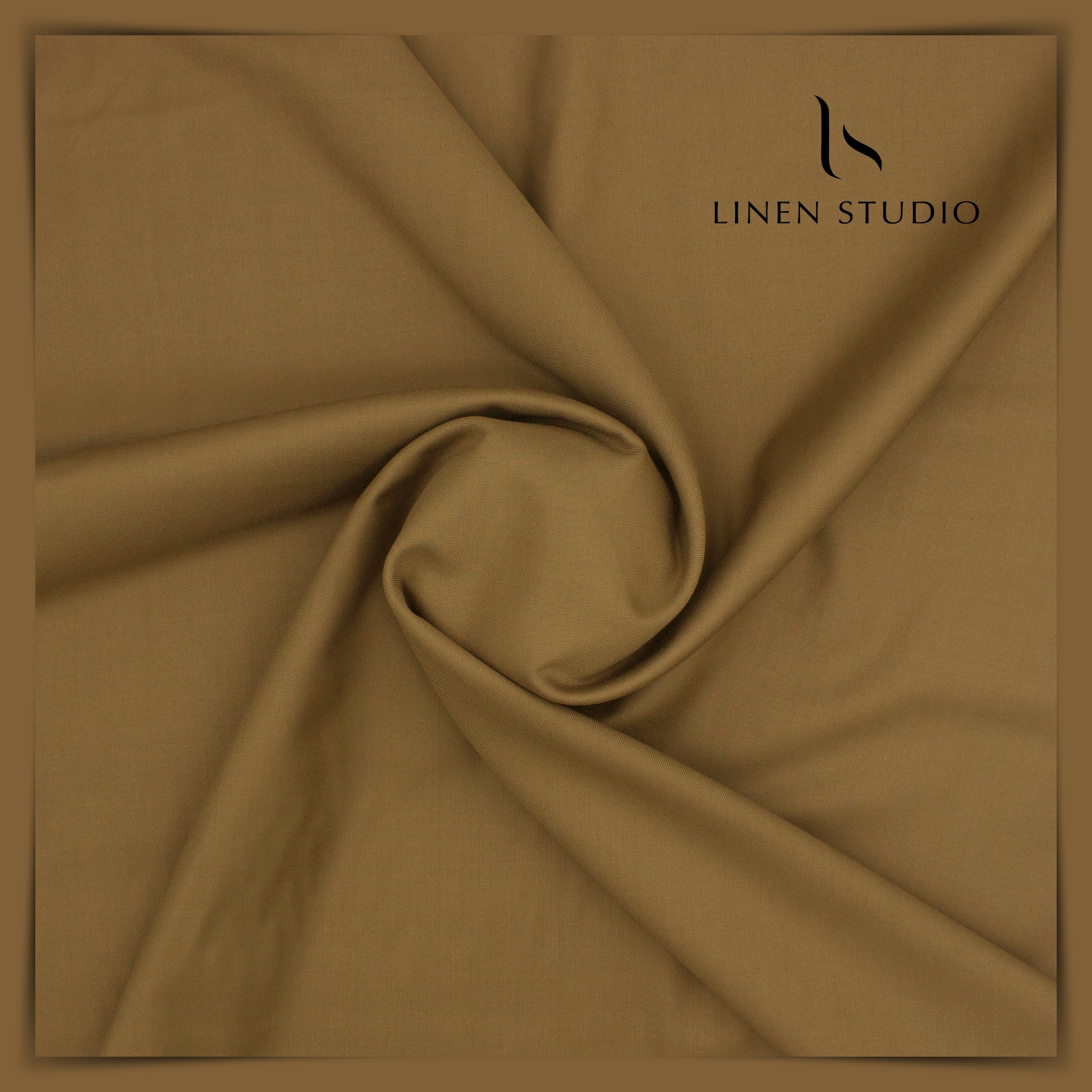 Wrinkle Free Vogue TR by Georgia Gullini Italy - Khaki - Linen Studio