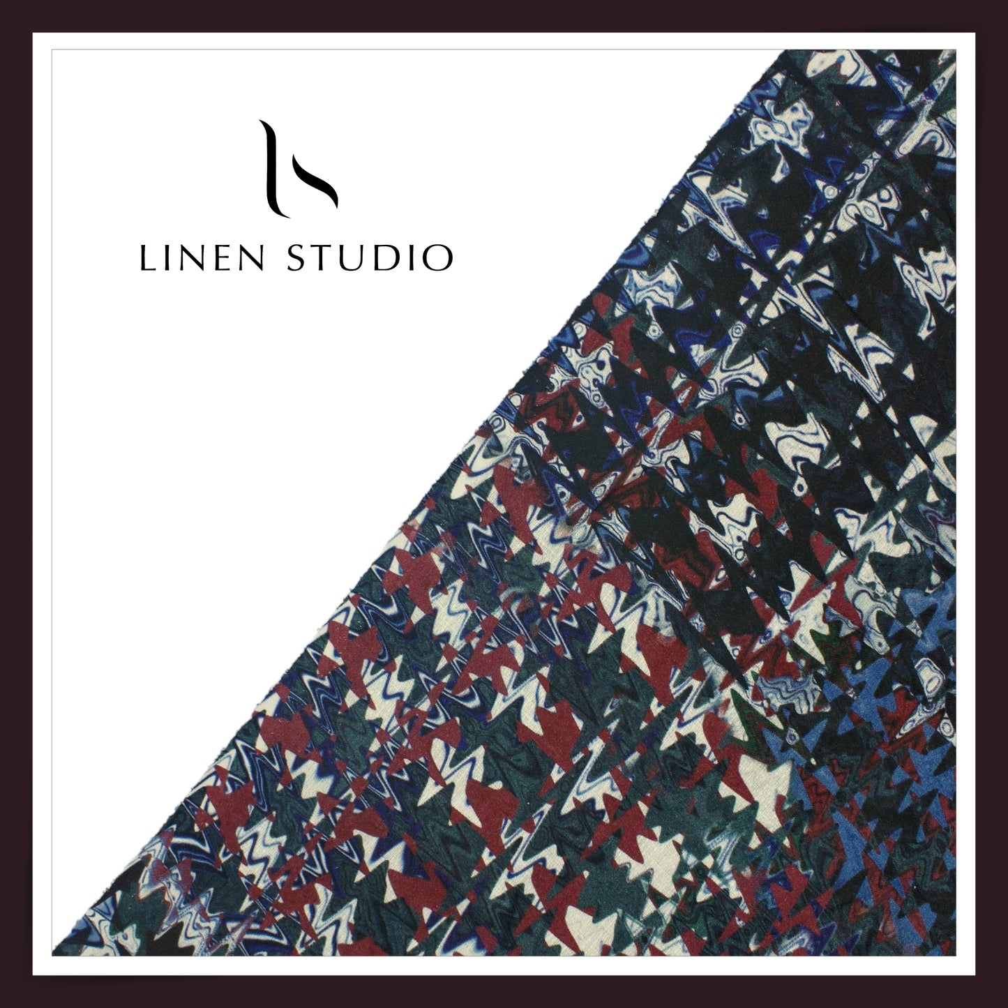 60 Lea Digital Printed Shirting by Linen Fiesta - Artisty (30% SALE)