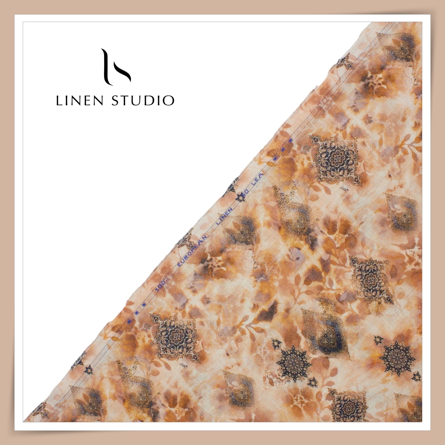 60 Lea Digital Printed Shirting by Linen Fiesta - Dristhi (30% SALE)