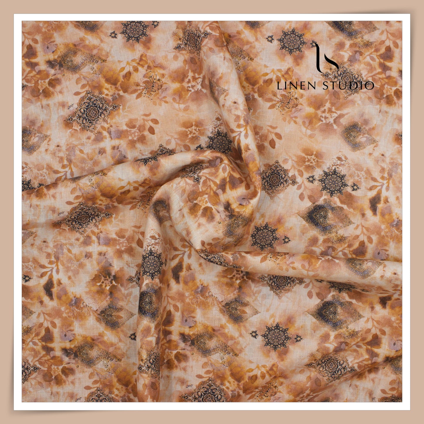 60 Lea Digital Printed Shirting by Linen Fiesta - Dristhi (30% SALE)