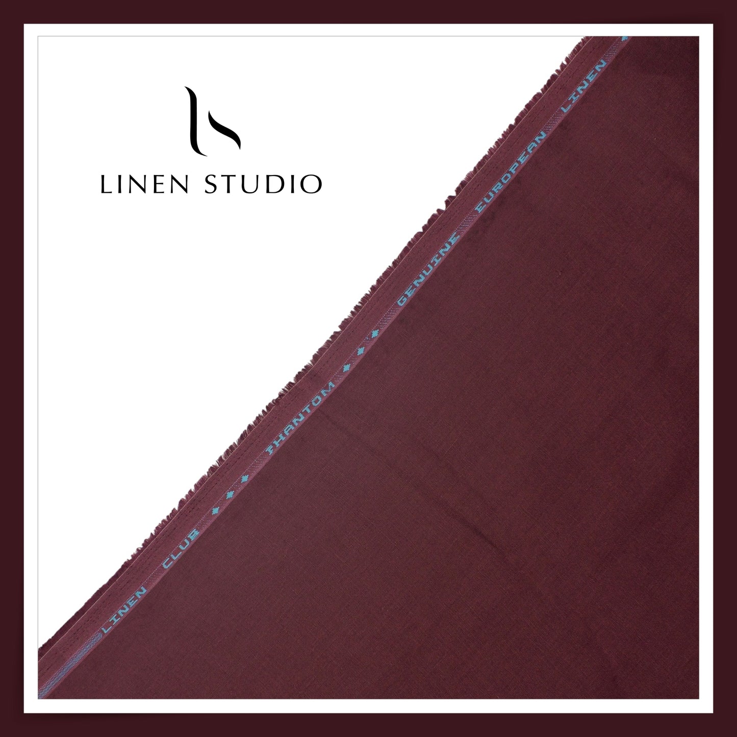 70 Lea Plain Colour Shirting by Linen Club - Dark Sienna (NEW) (Limited Stock)