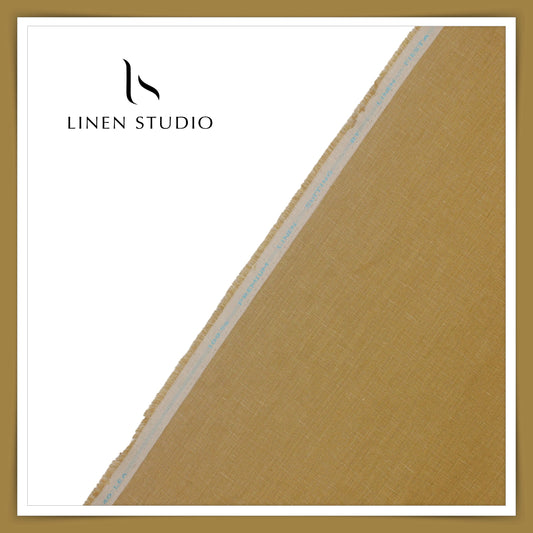 Premium Linen Suiting 40 Lea - Dark Sand (Fast Selling)