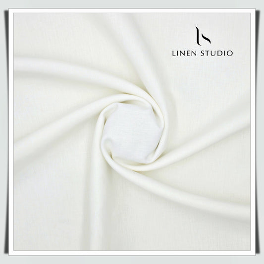 Premium Linen Suiting 40 Lea - Off White - Linen Studio