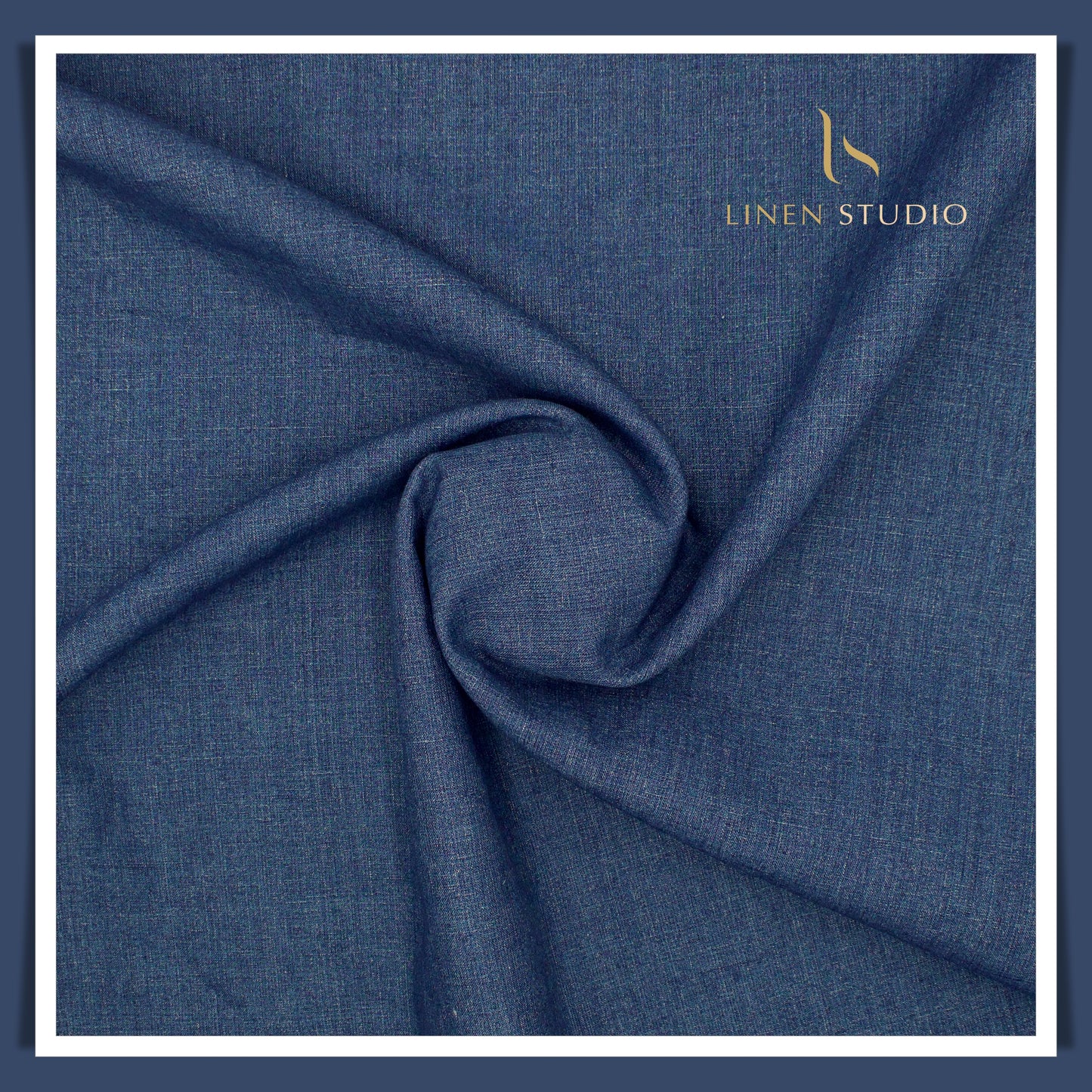 Premium Linen Suiting 40 Lea - Cobalt Blue - Linen Studio