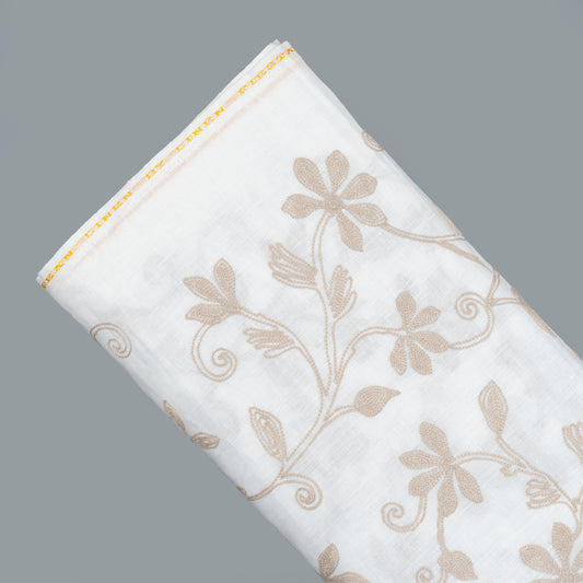 Premium Linen Heavy Embroidery - 01 - Linen Studio