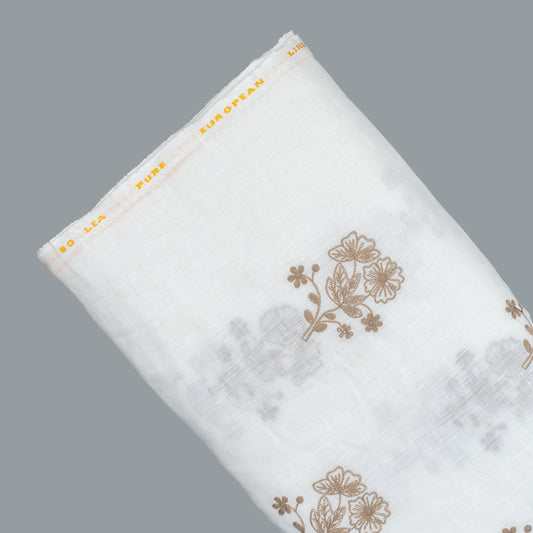 Premium Linen Heavy Embroidery - 02 - Linen Studio