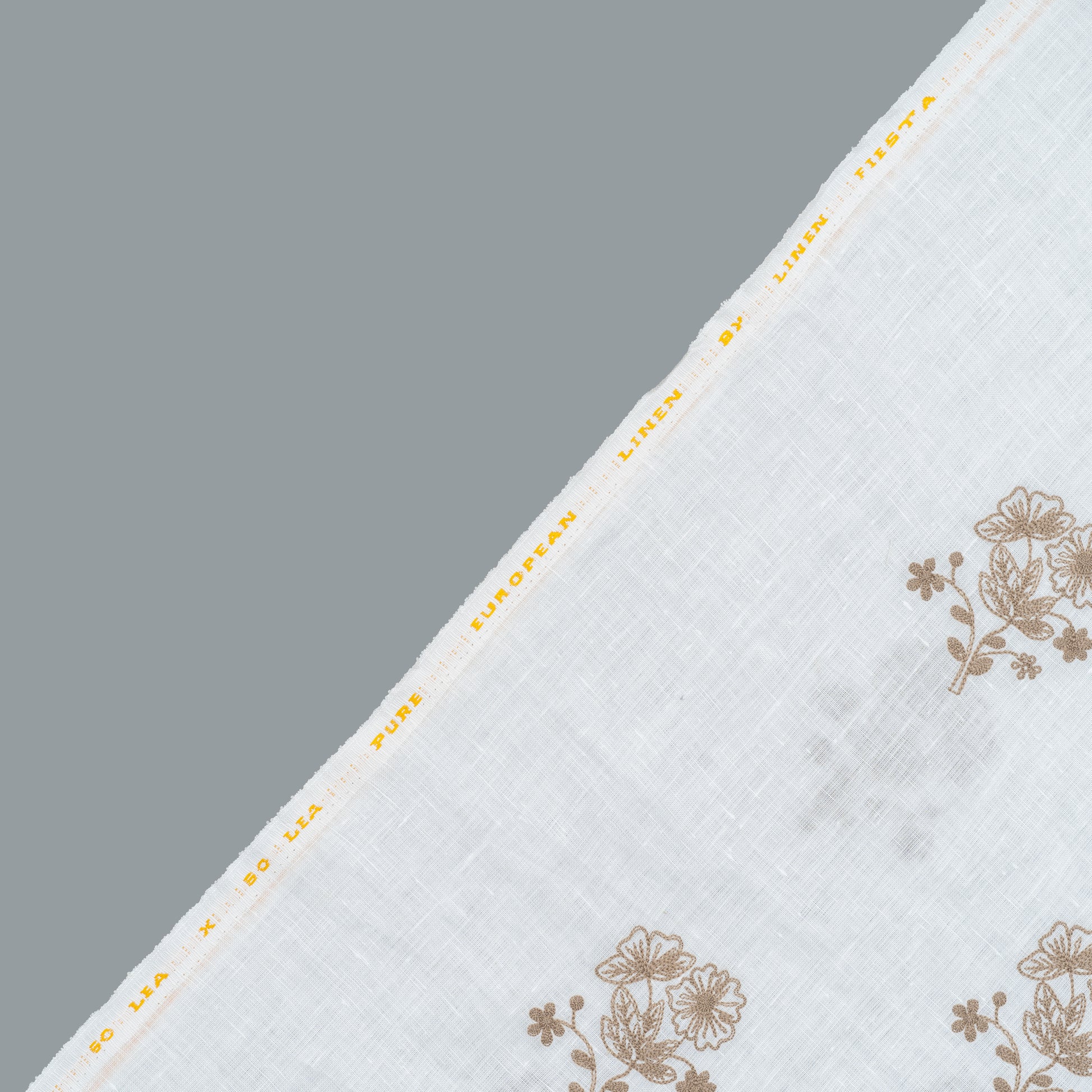 Premium Linen Heavy Embroidery - 02 - Linen Studio