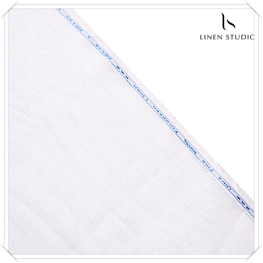 60 Lea White Shirting by Linen Studio (100% Pure European Linen)