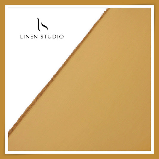 100% Wrinkle Free Poly Viscose Blended Suiting - Camel Brown (70% SALE) (NEW)