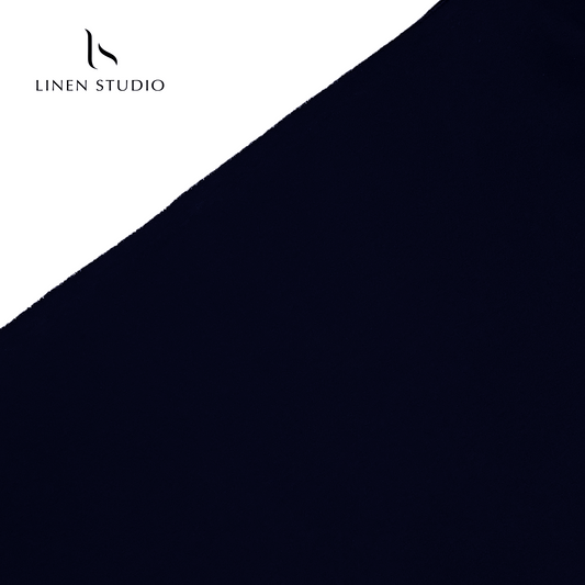 Imported Lachka with 4 Way Stretch - Dark Blue