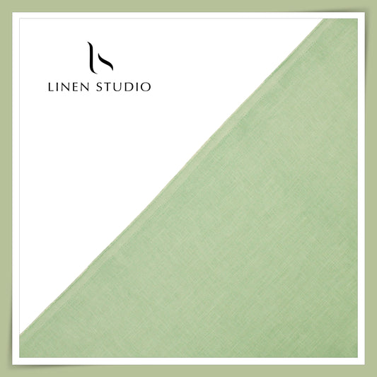 Linen Studio 60 Lea Pure Linen Shirting - Misty Mint (50% SALE) (NEW)