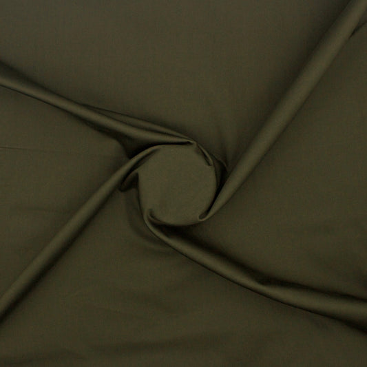 2 Ply 100% Cotton Suiting by Burgoyne Ireland - Birch Green (Satin Finish)
