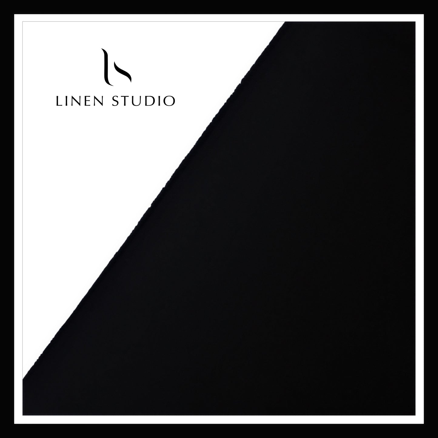 Wrinkle Resistant Cotton Poly Viscose Blended Suiting - Jet Black (70% SALE) (NEW)