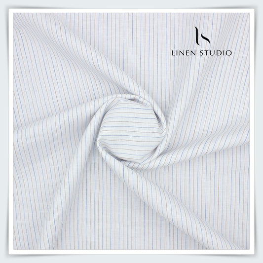 Kyoto 19327/101 - 70 Lea Pure Linen Stripes - Linen Studio