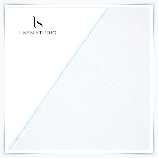 Kyoto 19364/101 - 70 Lea Pure Linen Stripes - Linen Studio