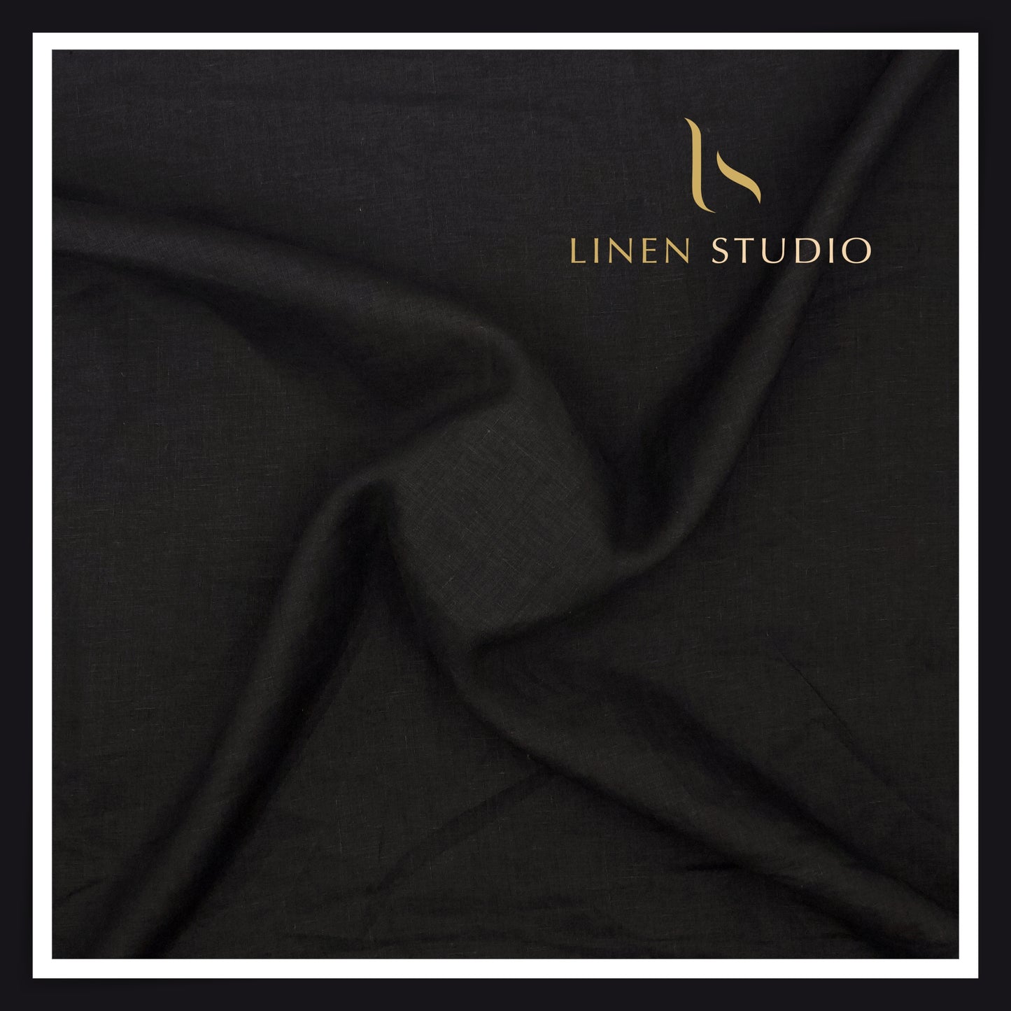 80 Lea Plain Colour Premium Shirting by Linen Club -  Dark Black (NEW) (Limited Stock)