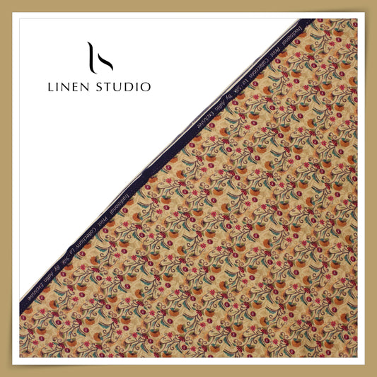 Cotton Silk Digital Printed Shirting - Udyan