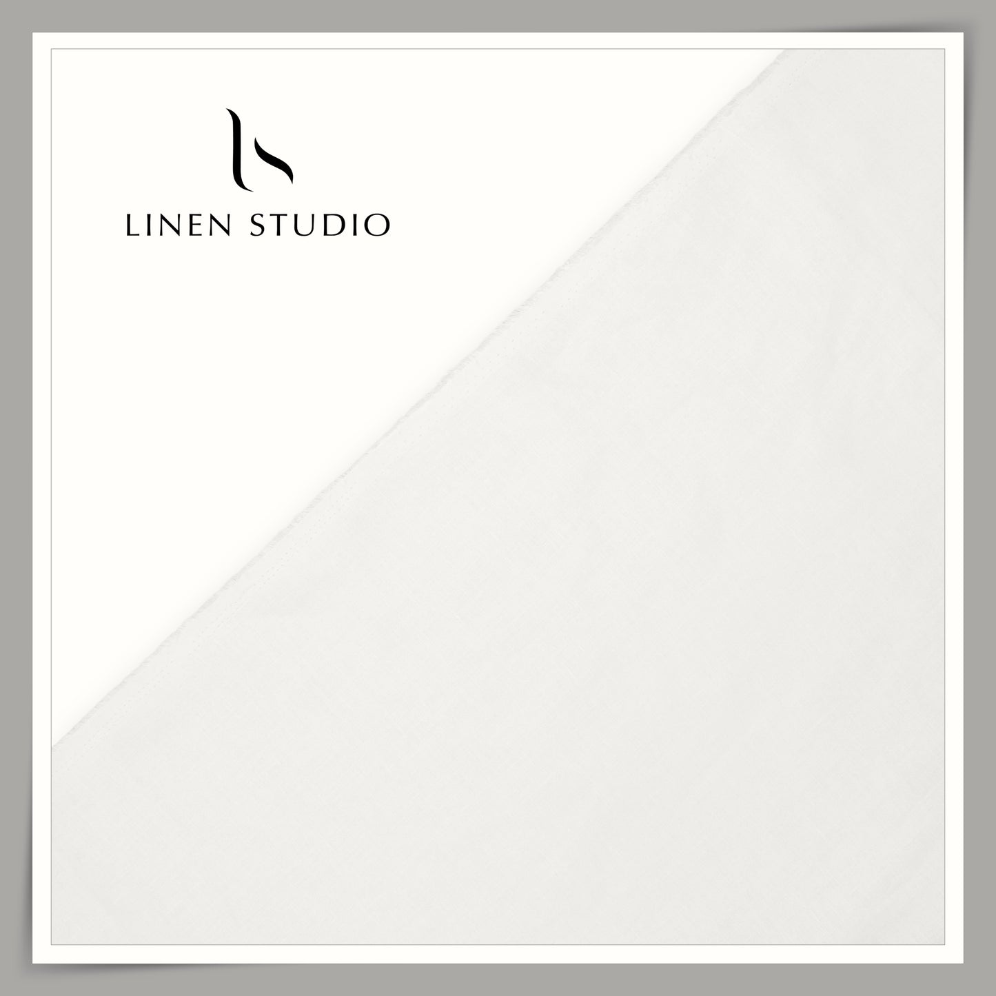 Linen Club 44 Lea Pure Linen Shirting W/O SEL - Off White (50% SALE) (NEW)