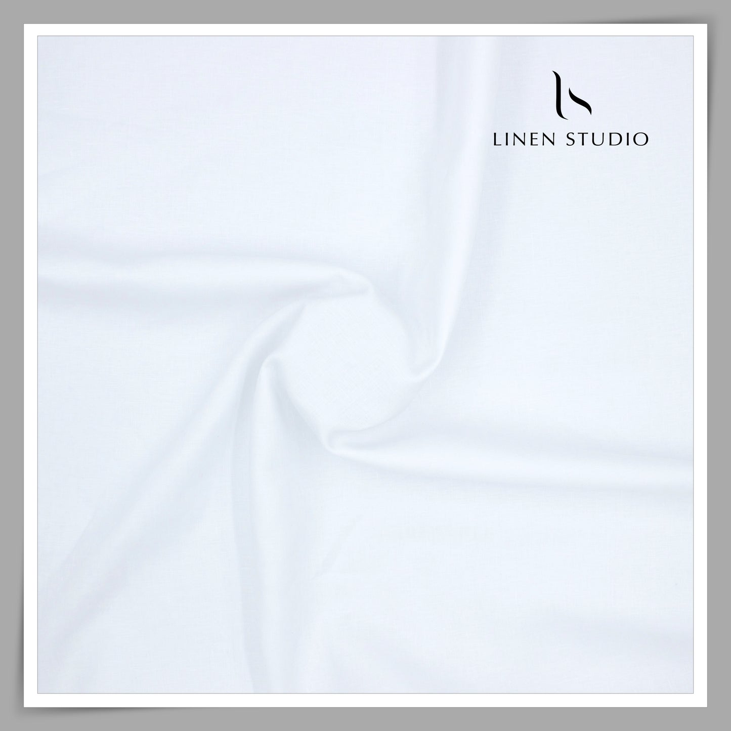 Burgoyne Pure Linen 80 Lea x 70 Lea Shirting - Super White (NEW)