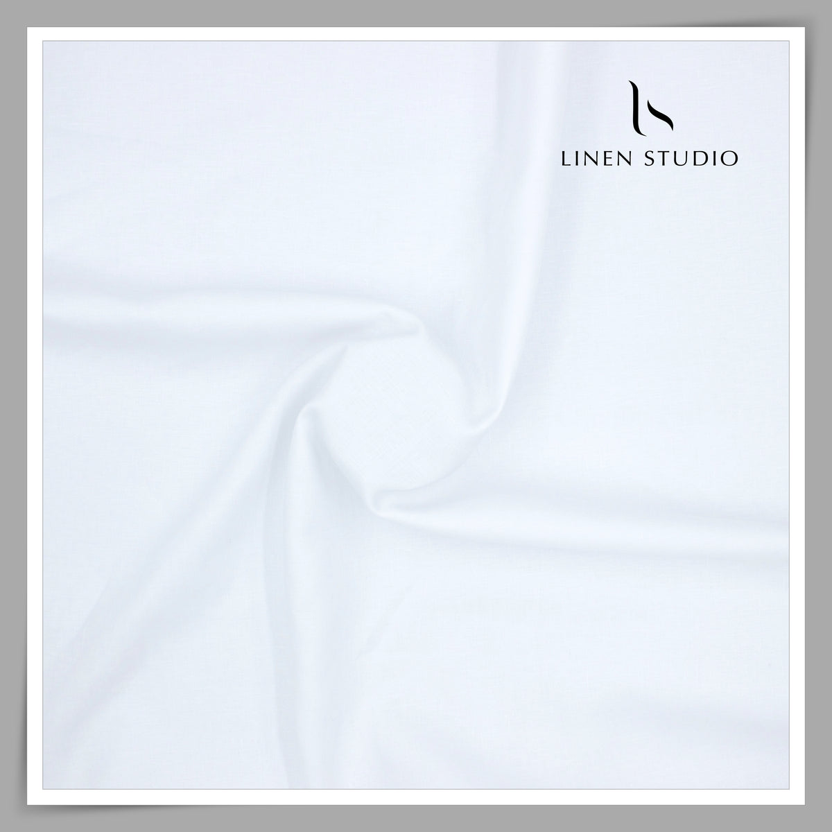 Burgoyne Pure Linen 80 Lea x 70 Lea Shirting - Super White (NEW)