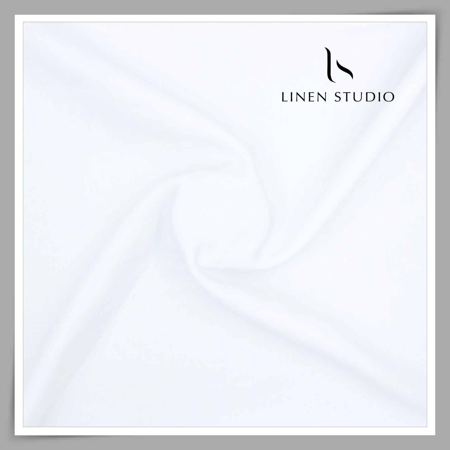 Linen Club 30 Lea Pure Linen Shirting / Suiting - Extra Bright White (NEW)