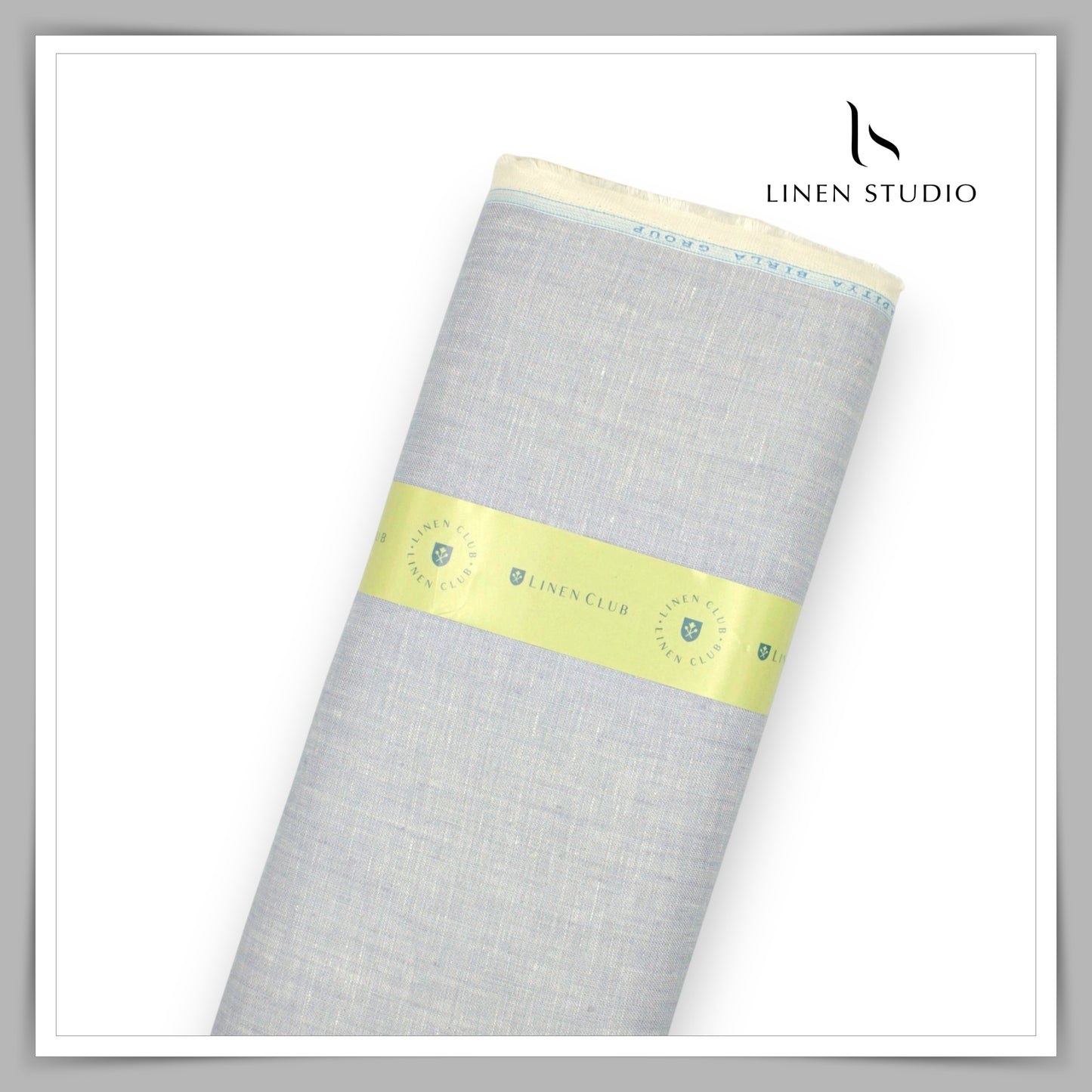 Linen Club 40 Lea Premium Linen Suiting - Pastel Grey (NEW)