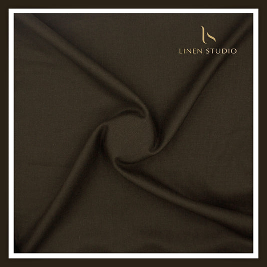 Linen Club 40 Lea Premium Linen Suiting - Iridium Brown (NEW)