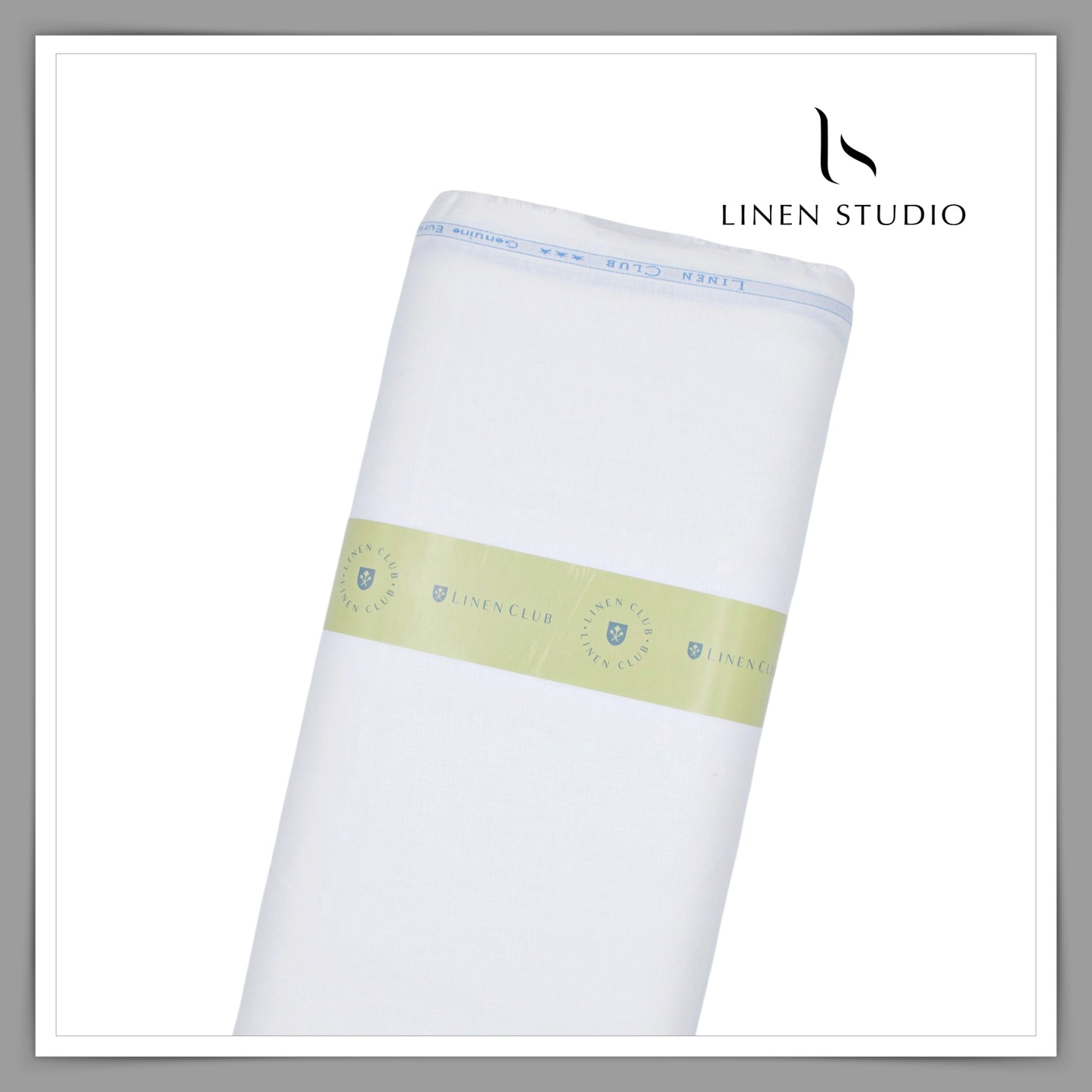 Linen Club 40 Lea Premium Linen Suiting - Elegant White (NEW)