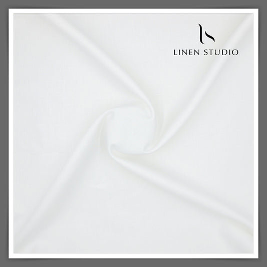 Linen Club 25 Lea Pure Linen Suiting - Bright White (NEW)